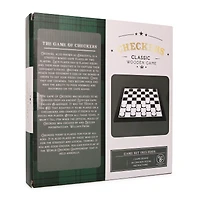 checkers classic wooden game