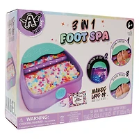 3-in-1 lush aqua led foot spa