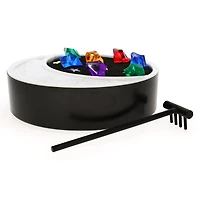 tabletop cosmic moon zen garden 6in