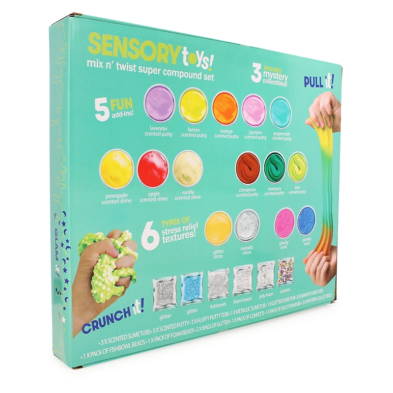sensory toys super compound slime set 15-piece
