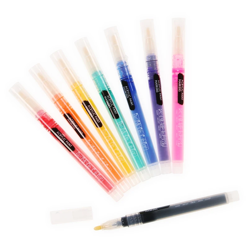 acrylic paint markers 8-count set