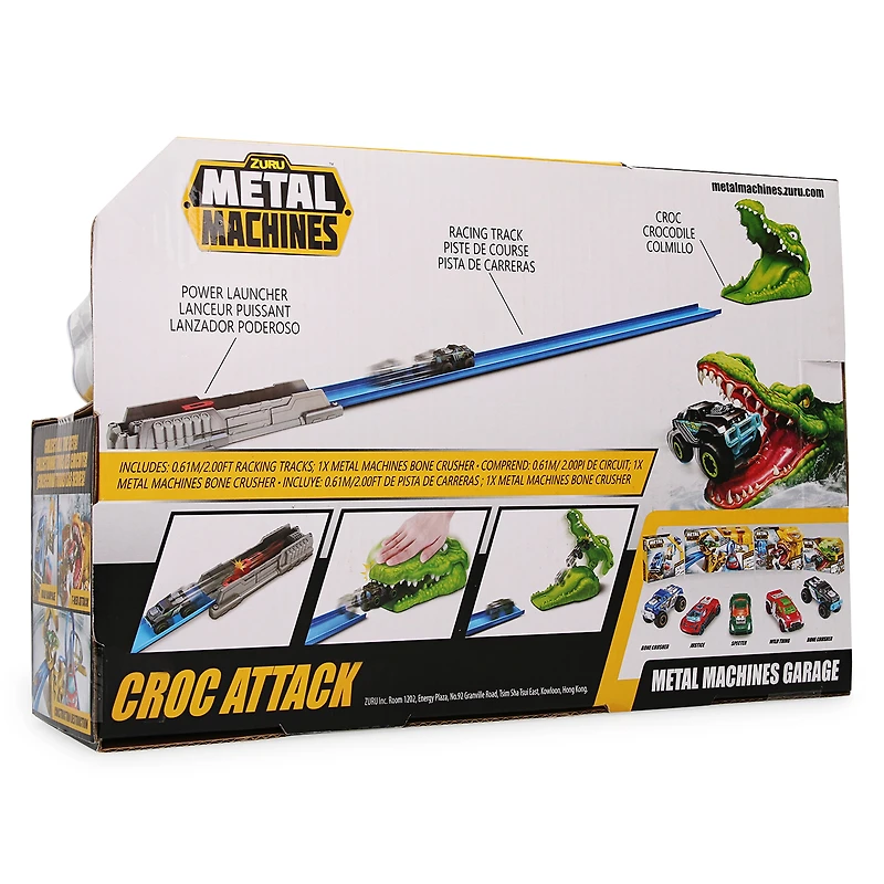 Zuru Metal Machines™ Croc Attack Race Track Set