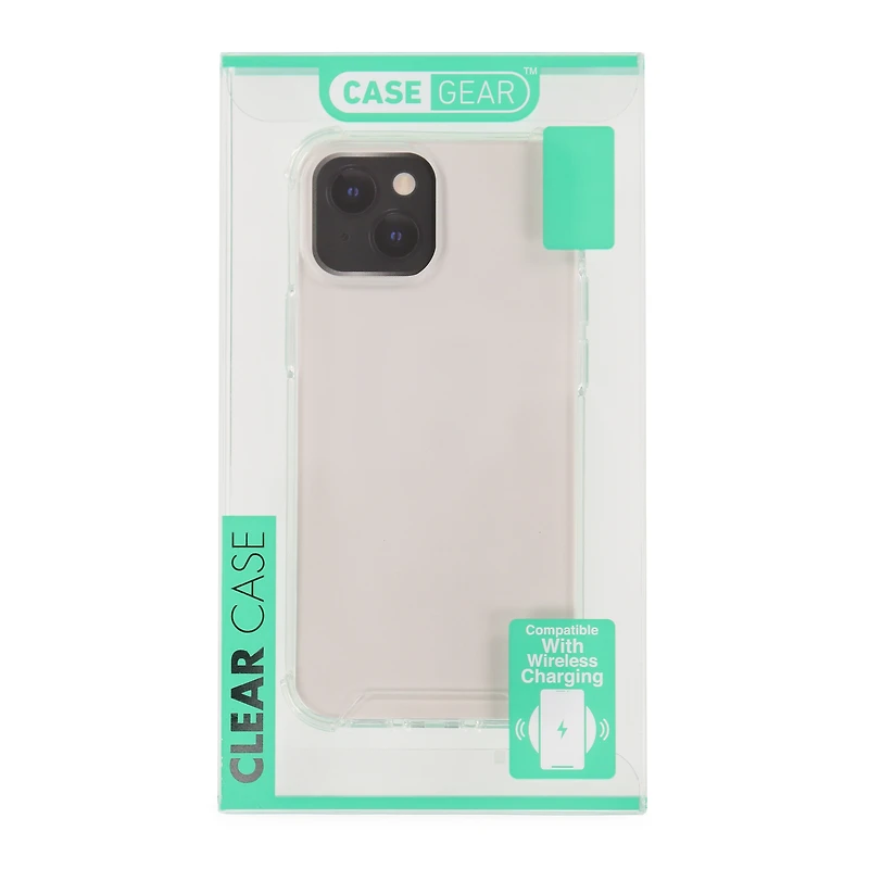iPhone 13 mini clear phone case, wireless charging