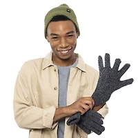 young men's fleece lined gloves