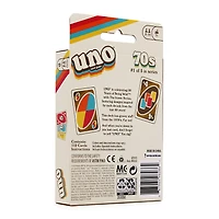 uno® iconic series 1970's edition card game