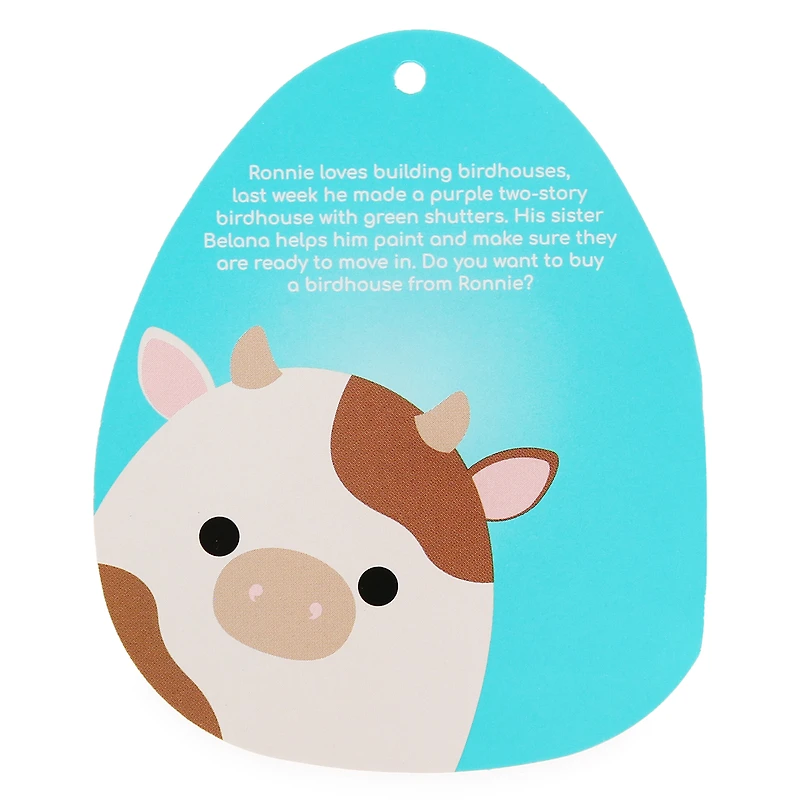 squishmallows™ ronnie the cow 7.5in