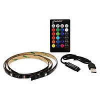 Unlocked Lvl™ Gaming LED Color Changing Light Strip w/ Remote Control 3.25ft