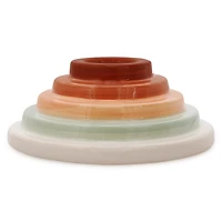 tiered dolomite incense holder