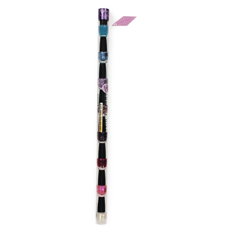 crystal nail tower 7-piece nail polish collection