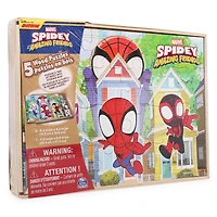 marvel® spidey and his amazing friends 5 wood puzzles set