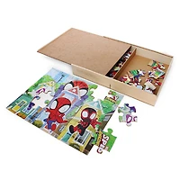 marvel® spidey and his amazing friends 5 wood puzzles set