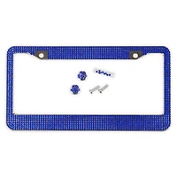 rhinestone license plate frame