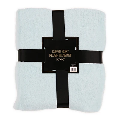 super soft plush blanket 50in x 60in