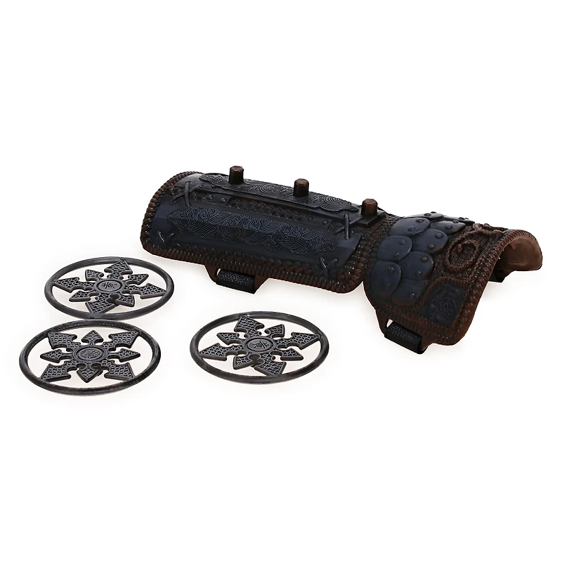 hero ninja gauntlet & throw stars play set