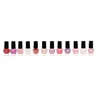 essential pink nail polish collection 12-piece set