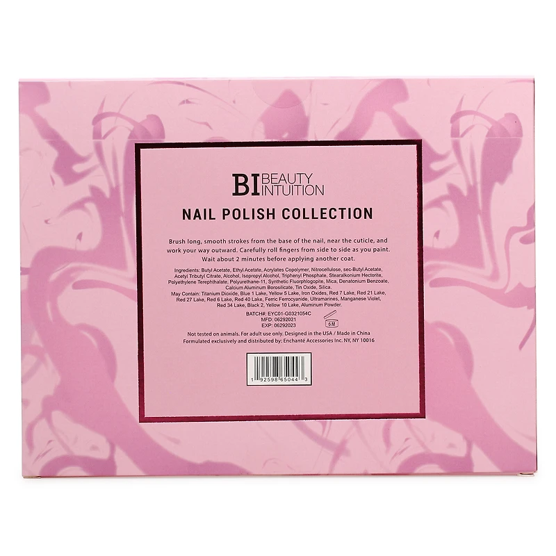 essential pink nail polish collection 12-piece set