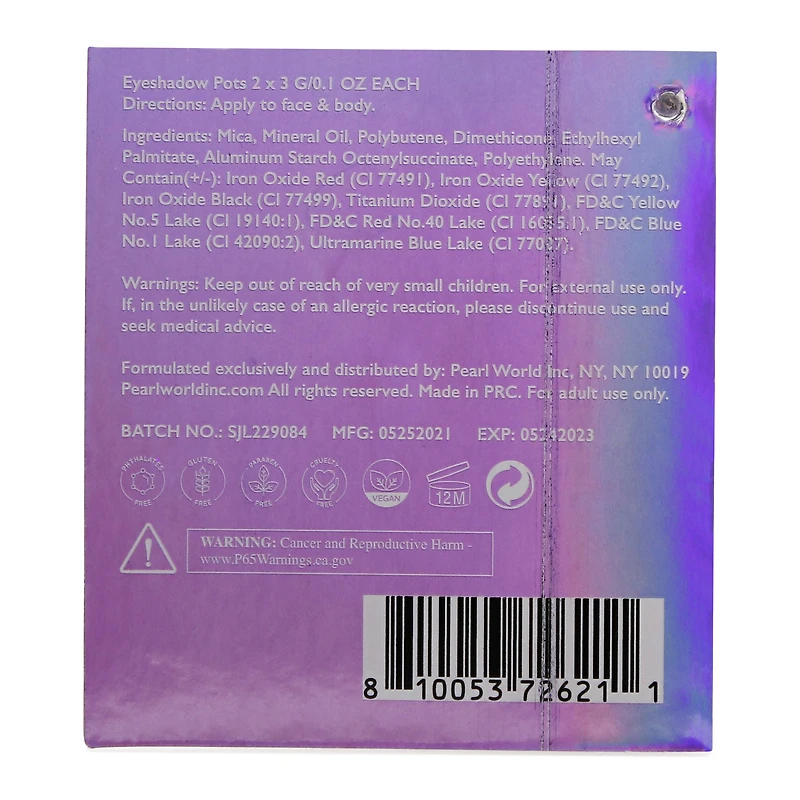 smoke & mirrors makeup on-the-go beauty bag 6-piece set