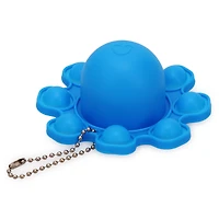 octopus popper fidget toy keychain