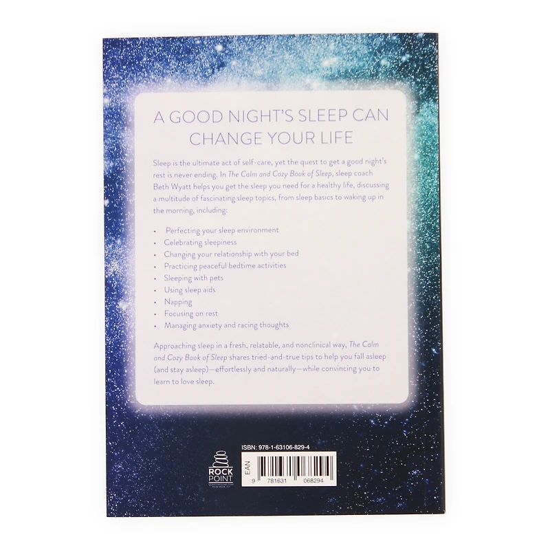 the calm and cozy book of sleep: rest, dream, live