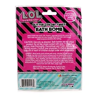 l.o.l. surprise™ glitter color-twist bath bomb