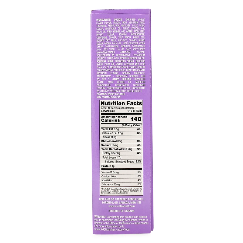 Create-A-Treat™ Gingerbread Reindeer & Sleigh 11.6oz