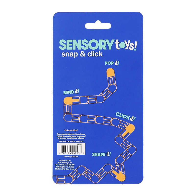 Snap & Click Chain Sensory Fidget Toy