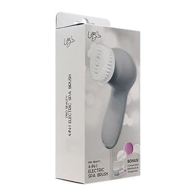 pro beauty 4-in-1 electric spa brush set