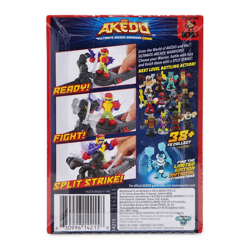 akedo™ mini battling action figure plus controller blind bag