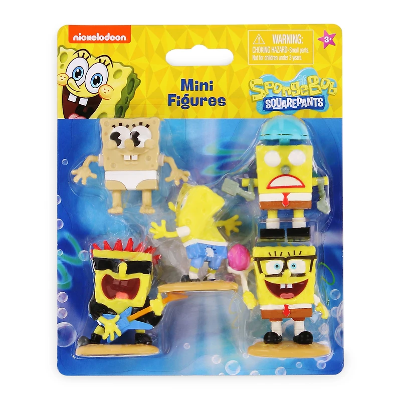 spongebob squarepants mini figures 5-count