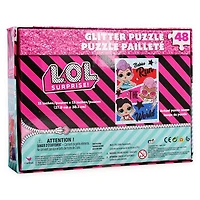 kid's glitter puzzle 48-piece jigsaw