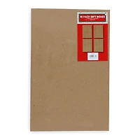 kraft gift boxes 10-pack