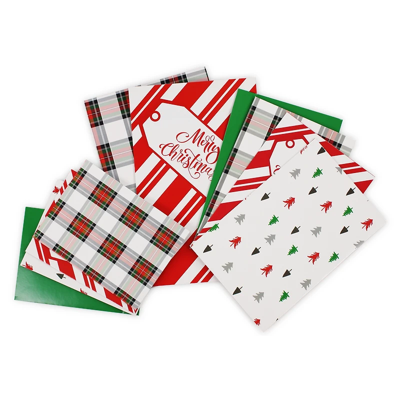 holiday gift boxes 10-pack - classic christmas