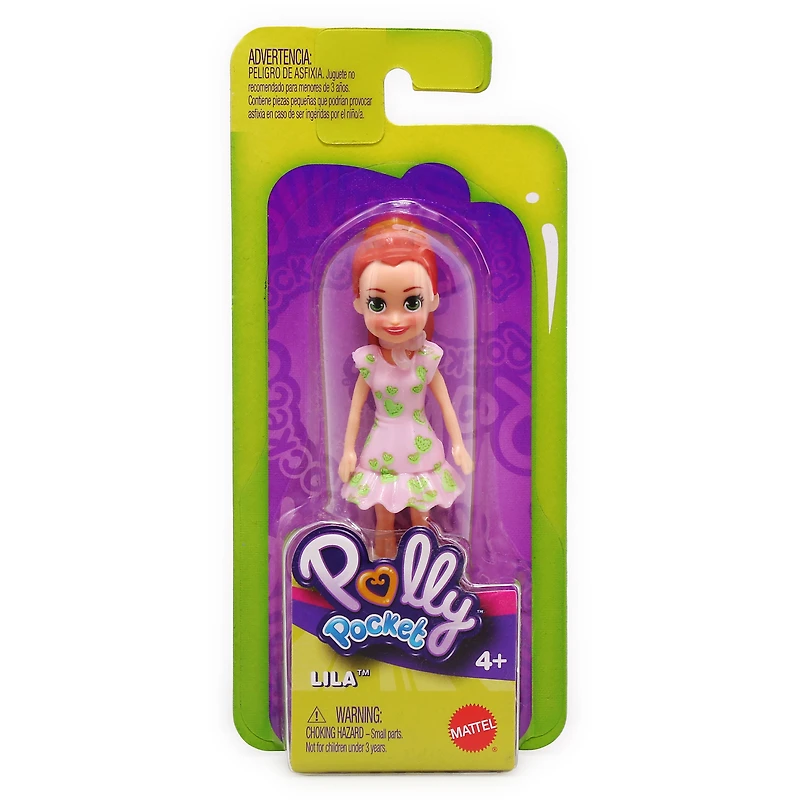 polly pocket™ doll with trendy outfit 4in
