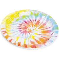 Tie Dye Paper Plates 8-Count 9in