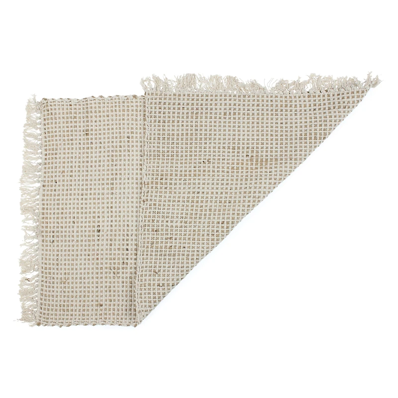 jute cotton rug 2ft x 3ft