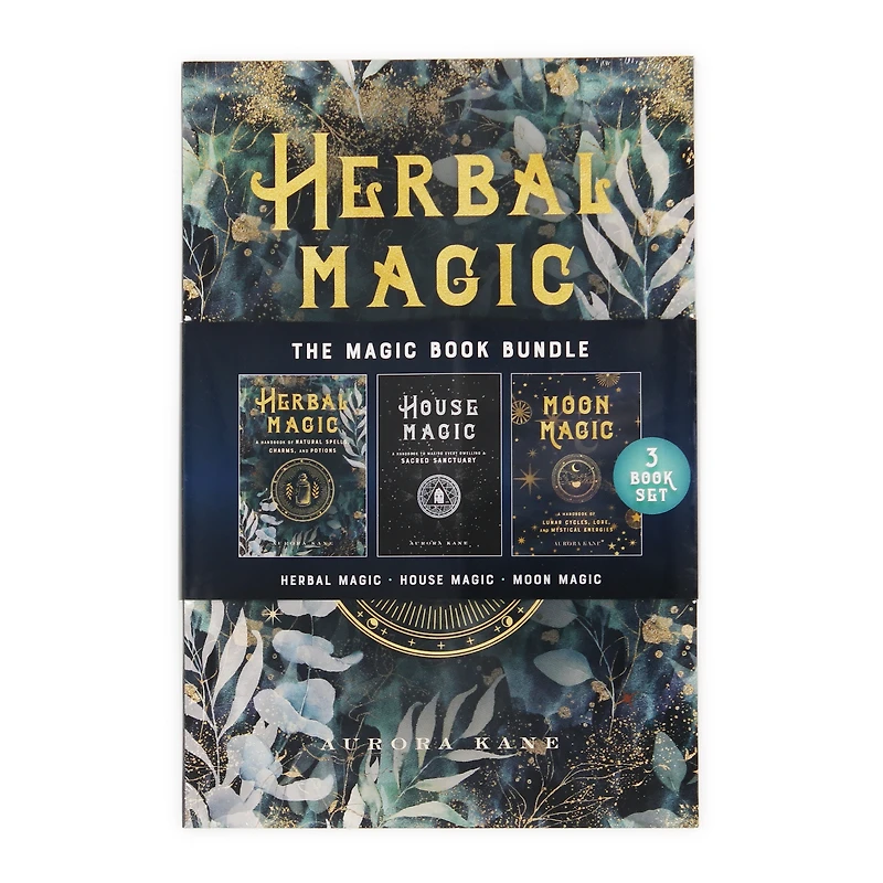 the magic book bundle: herbal magic, house magic, moon magic