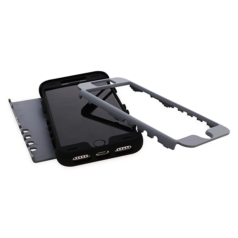 iPhone SE/8/7/6 safeguard dual layer case - gray