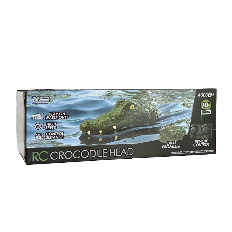 rc crocodile head water toy