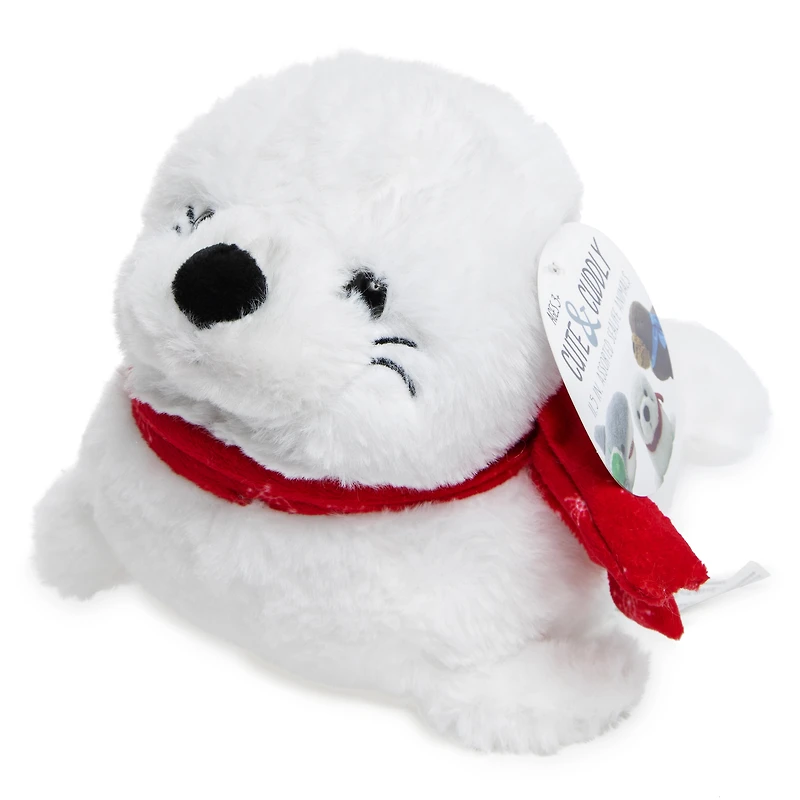 cozy holiday sea life stuffed animals 11.5in