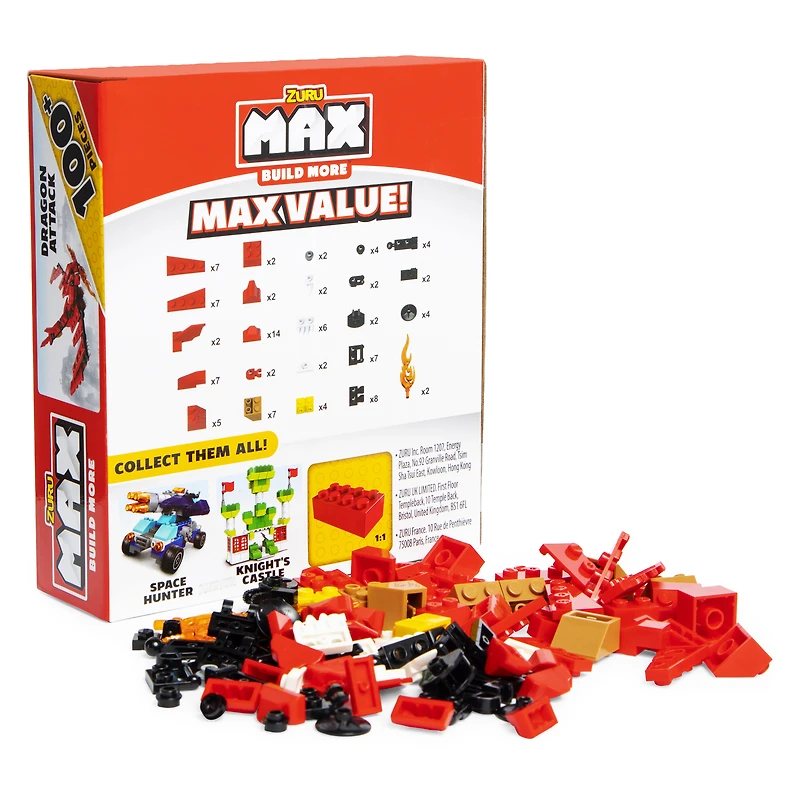 zuru® max build more set, 100+ pieces