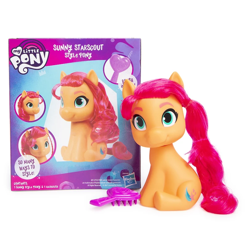 my little pony sunny style pony styling head