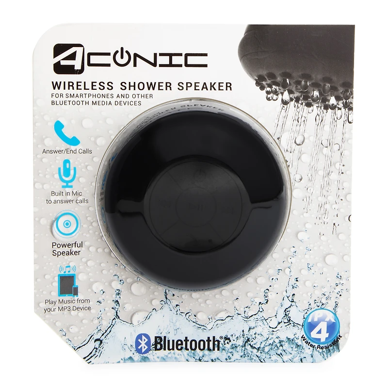 wireless bluetooth® shower speaker - flower