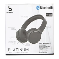 platinum bluetooth® wireless headphones with mic