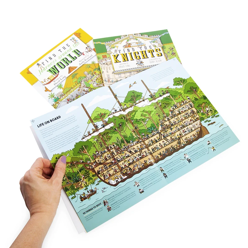 explore & find kid's book bundle, 3-book set