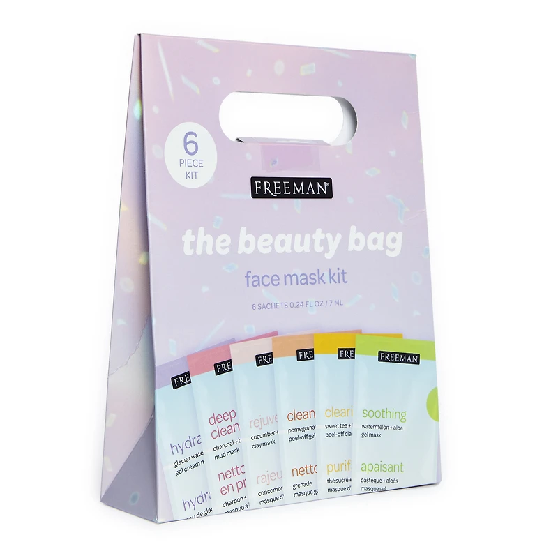 freeman® the beauty bag face mask kit