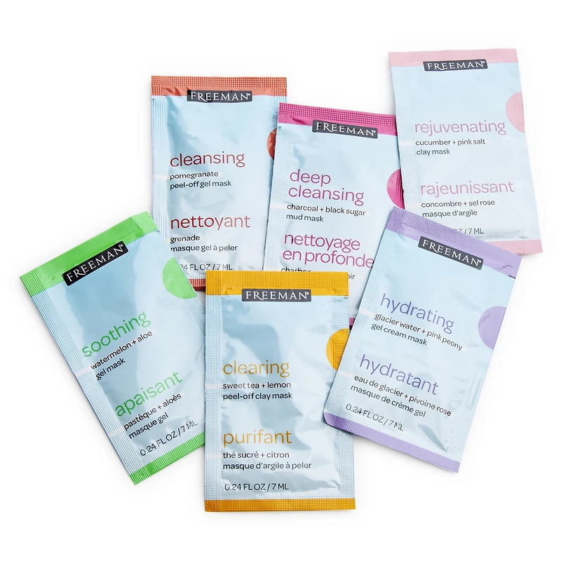freeman® the beauty bag face mask kit