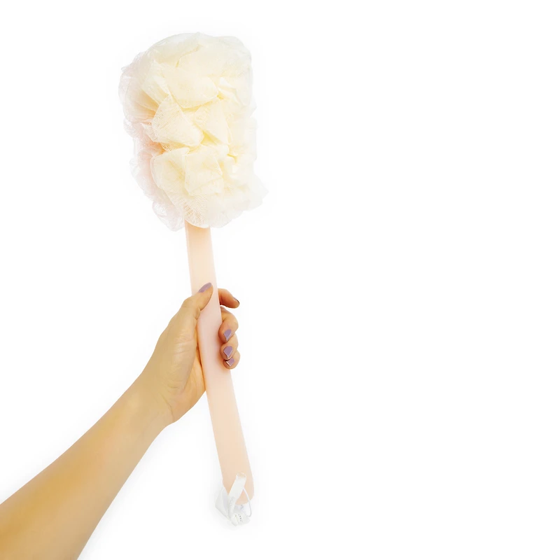 ecotools® 2 in 1 bath brush & ecopouf