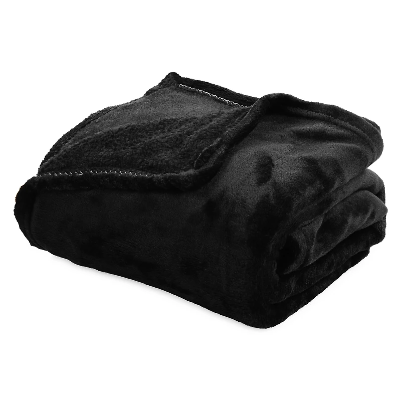 hotel collection plush velvet throw blanket 50in x 60in