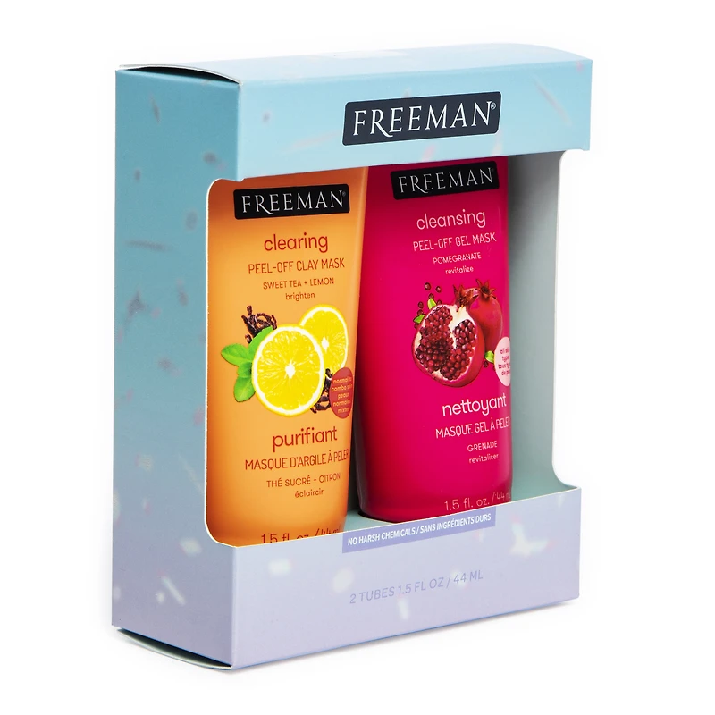 freeman® face mask duo - clearing/cleansing