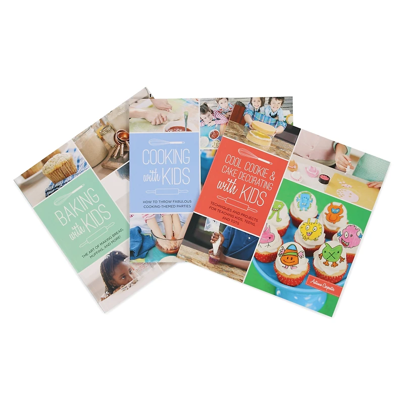 kid's cookbooks 3-book bundle